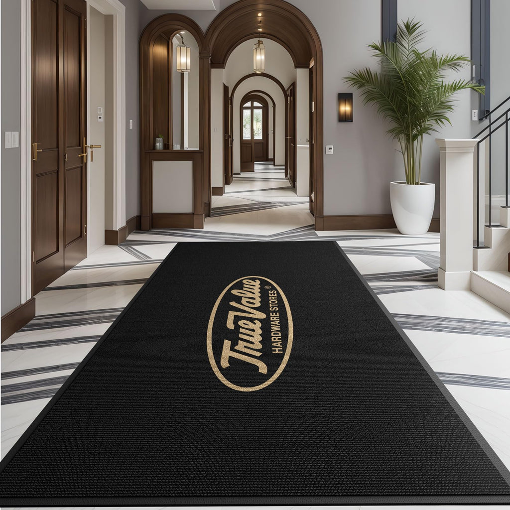 NCBUSWY Custom Commercial Grade Area Rug Floor Entryway Door Mat Welcome Carpet for Business Home Indoor/Outdoor Runner Non Slip Washable Durable